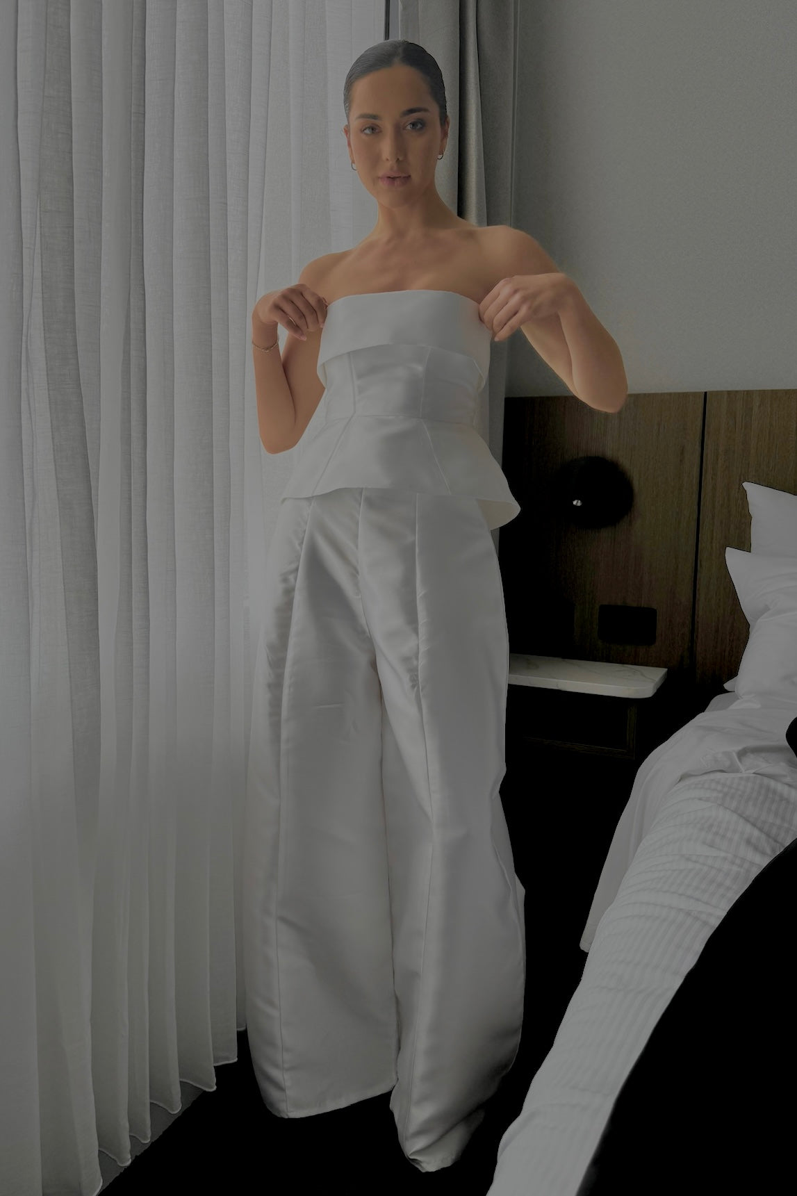 Structured Wide Pants