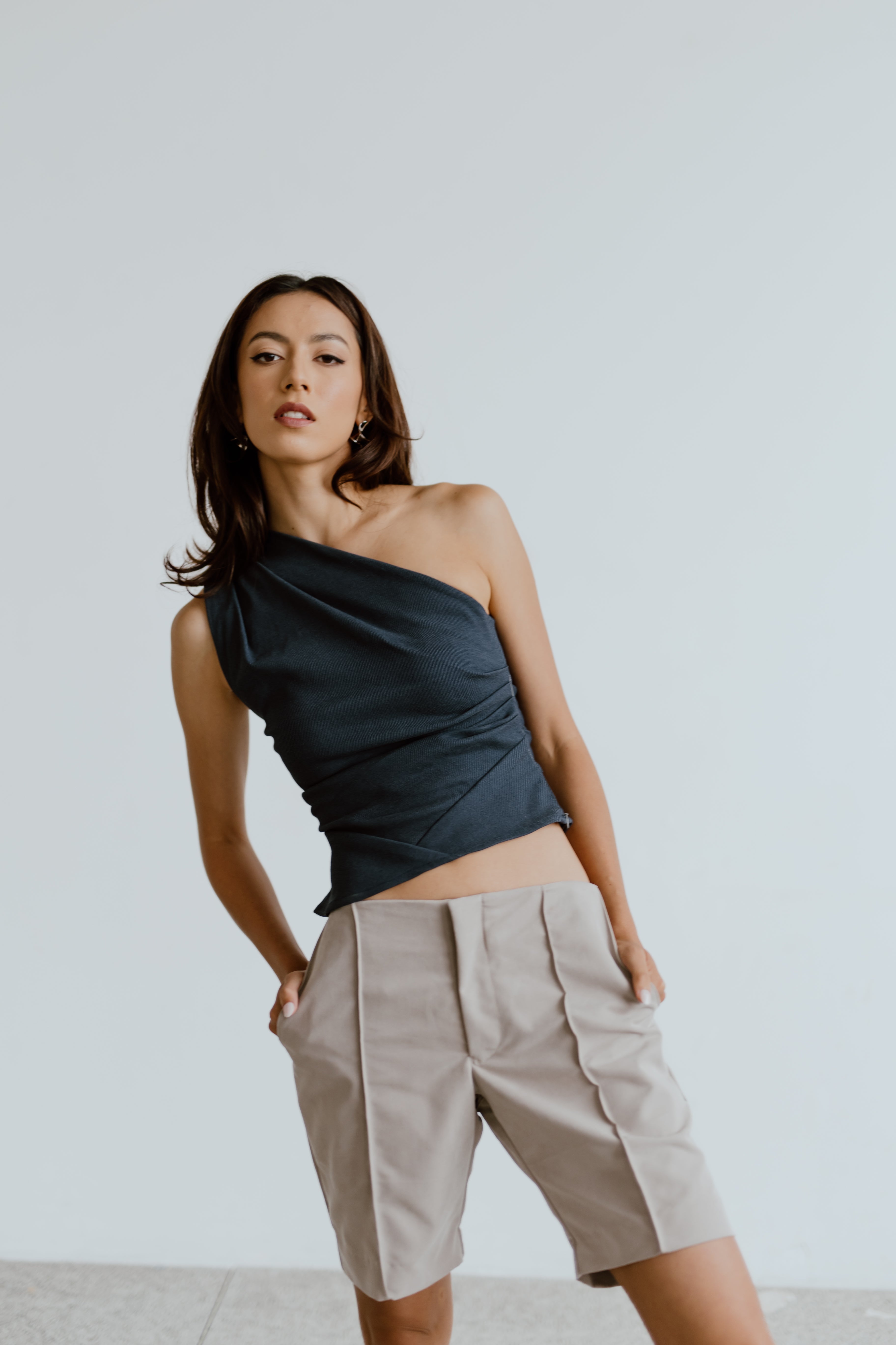 13. One Shoulder Top