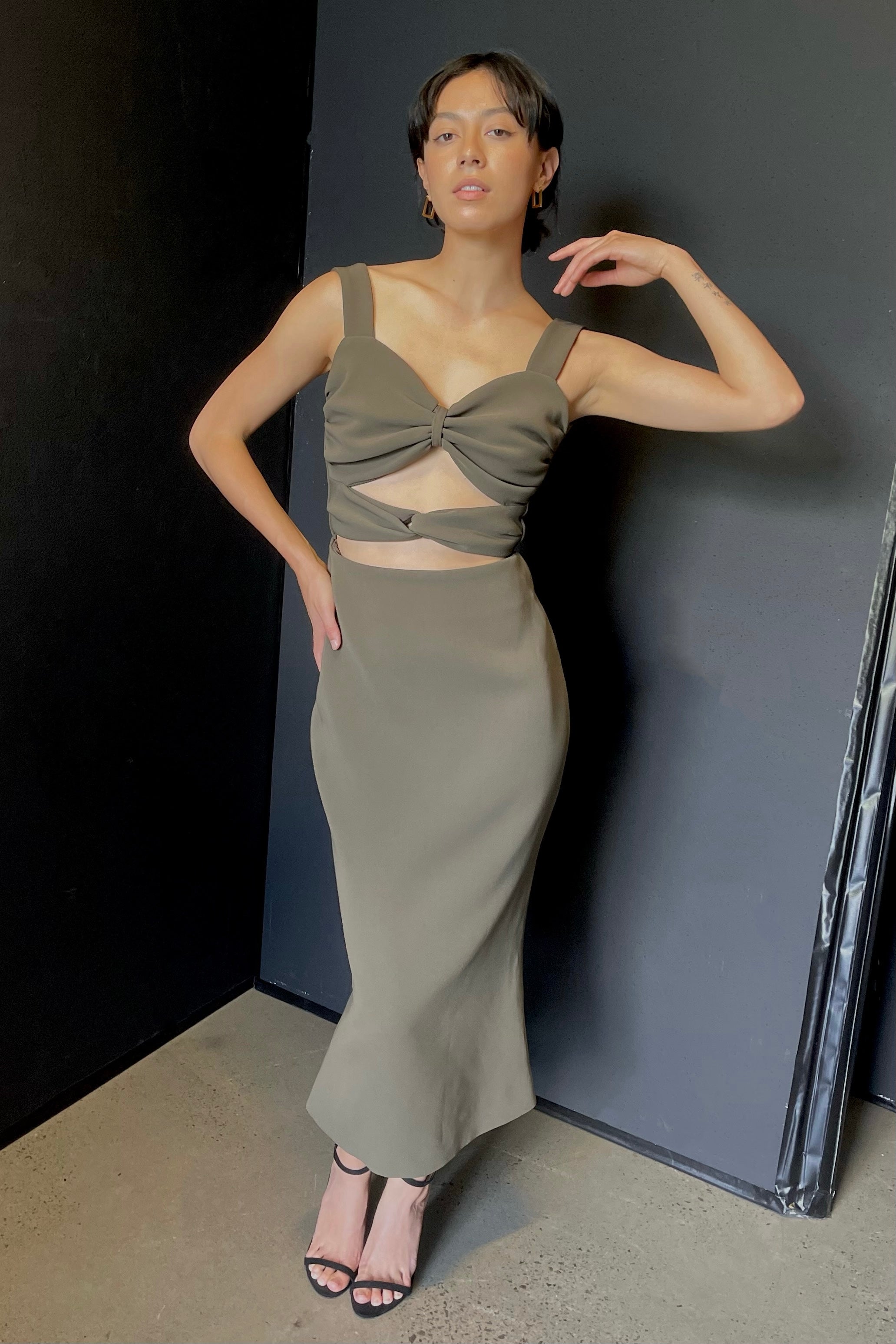 Bonded Midi Dress