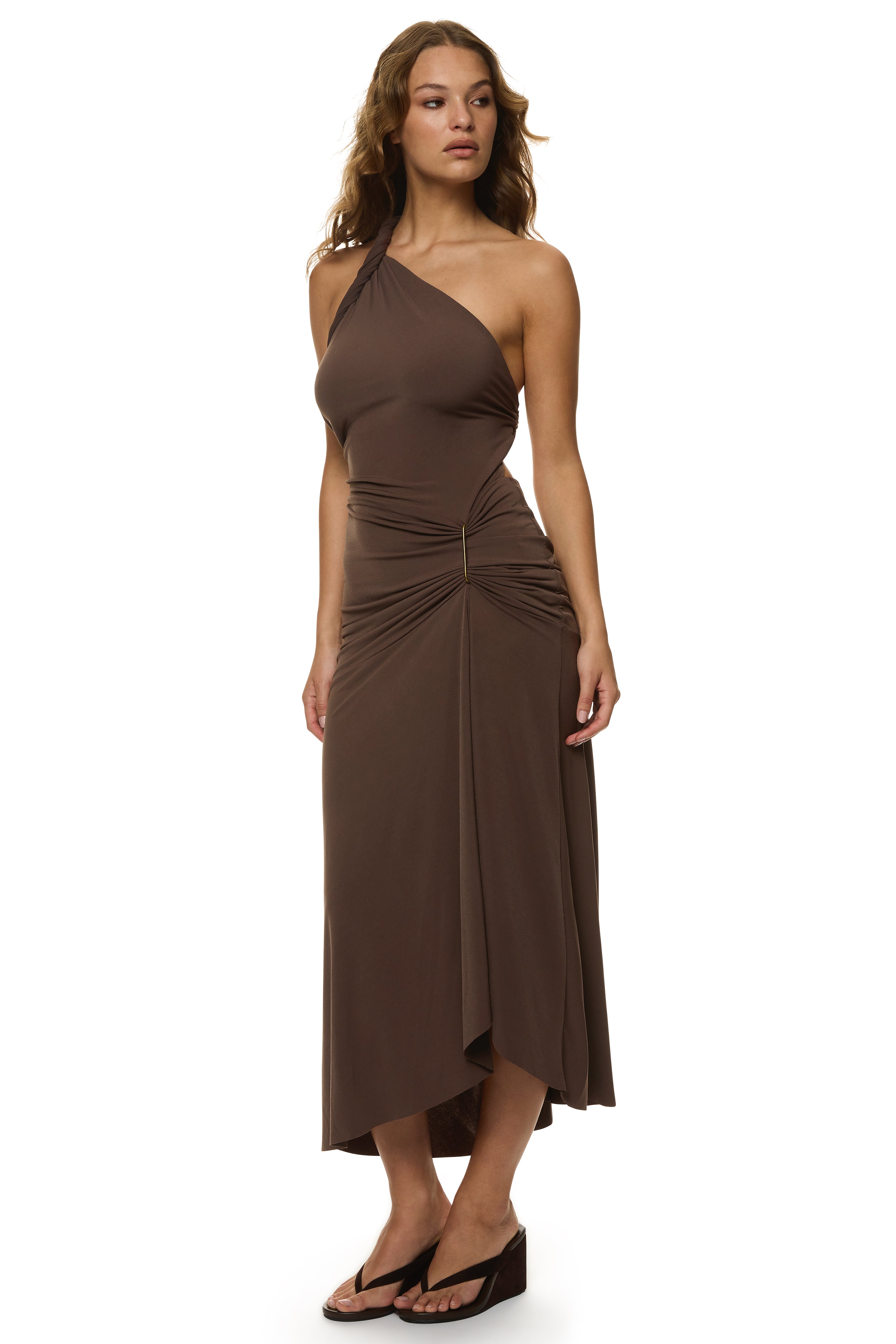 Twisted Affair Midi Dress